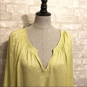 LOFT poppyseed top